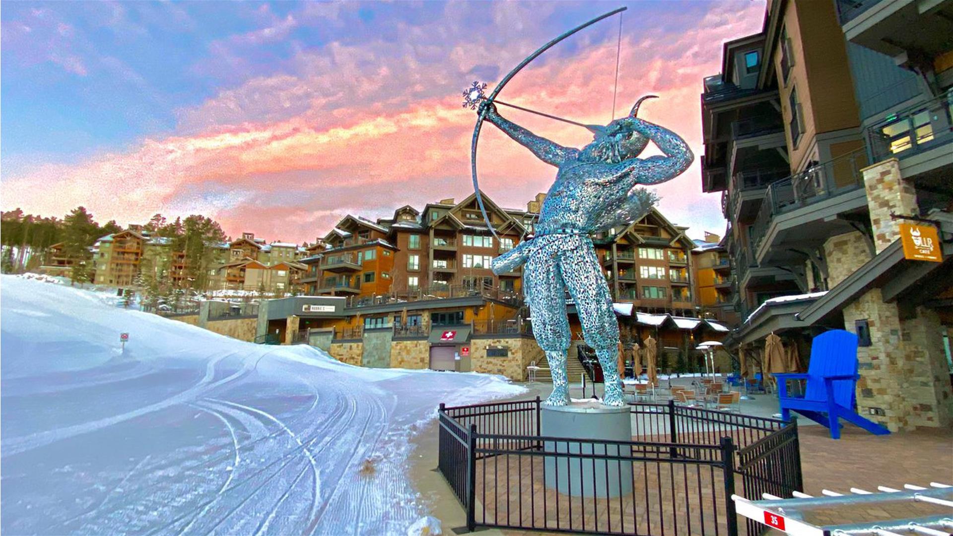 Ullr Breck- Norse God of Snow Sculpture