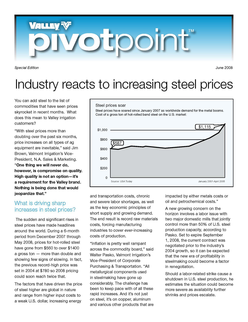 Valley PivotPoint Newsletter Special Edition 2008